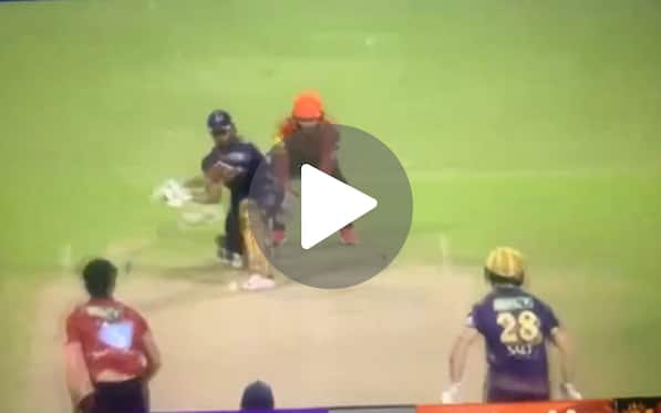 [Watch] Nitish Rana's Misjudged Reverse Sweep Hands Easy Catch To Tripathi